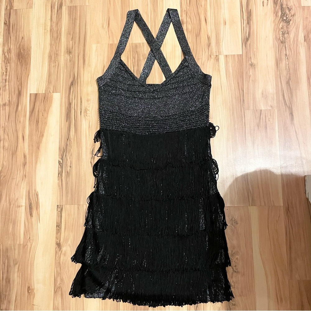 ***Relisting Soon*** Wow Couture Sparkling Fringe Dress